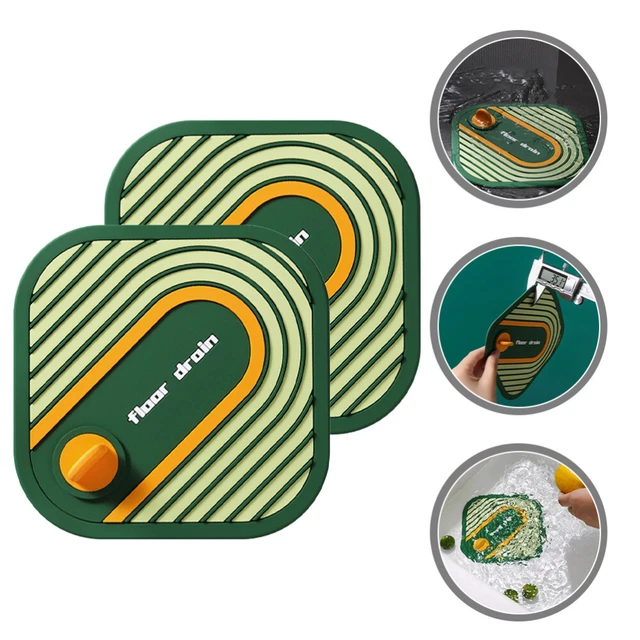 2 pezzi di scarico doccia bagno cover antieno odor drenaggio del pavimento co
