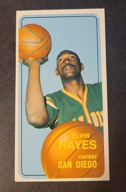 1970-71 Topps Elvin Hayes HOFer San Diego Rockets (Houston Rockets) #70 Ex/NM