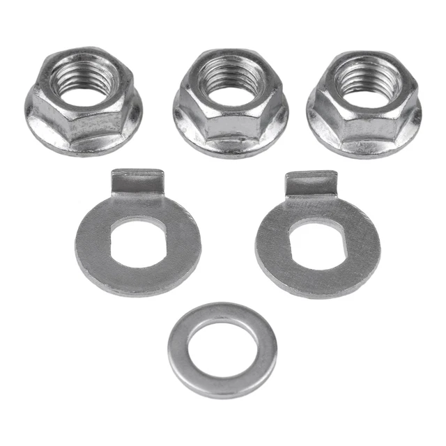 Essieu de moteur de moyeu de vélo électrique, M12, écrou de blocage avant, rondelle de blocage, entretoise, couvercle d'écrou avec arbre de 12mm Essieu de moteur de moyeu de vélo électrique, M12, écrou de blocage avant, rondelle de blocage, entretoise, couvercle d'écrou avec arbre de 12mm