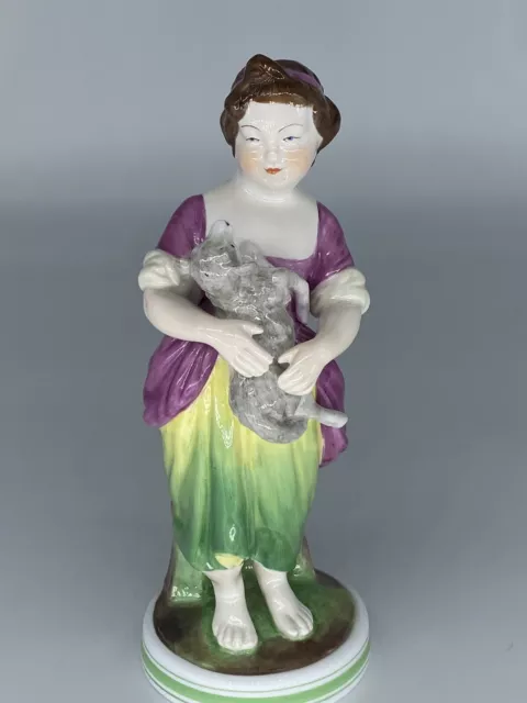 vintage Copeland England spode porcelain figurine “French Shepard girl 16”rare