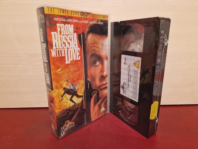 James Bond - 007 - From Russia With Love, PAL VHS Video Tape - NEW SEALED (A245)