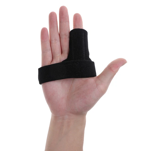 Pnrskter Tutore Regolabile Dito Corto - Stecca Di Supporto Per Dito Medio E Altre Dita Della Mano Ideale 1013982