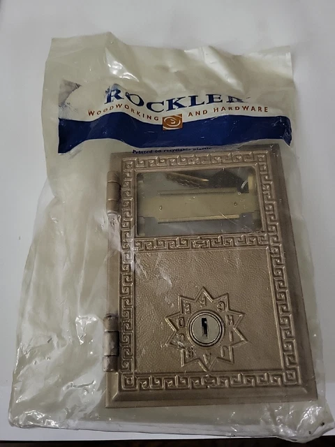 Puerta de buzón de metal Rockler Hardware con llaves