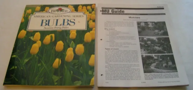 Missouri State University Mizzou MU Guides and 1992 Burpee Bulbs Publication