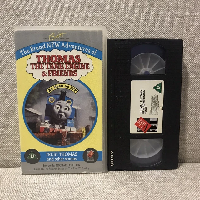 THOMAS THE TANK Engine And Friends Vhs Video - Trust Thomas - Rare Sony ...