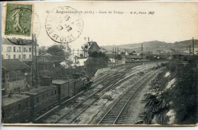 CP 95 Val-d'Oise - Argenteuil - Gare de Triage