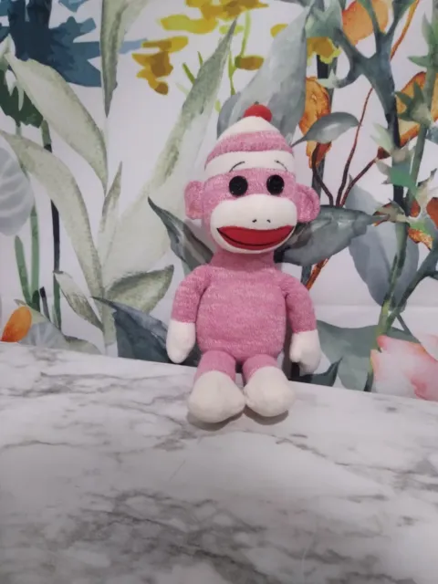Pink Sock Munkey  Collecrible Plush Toy
