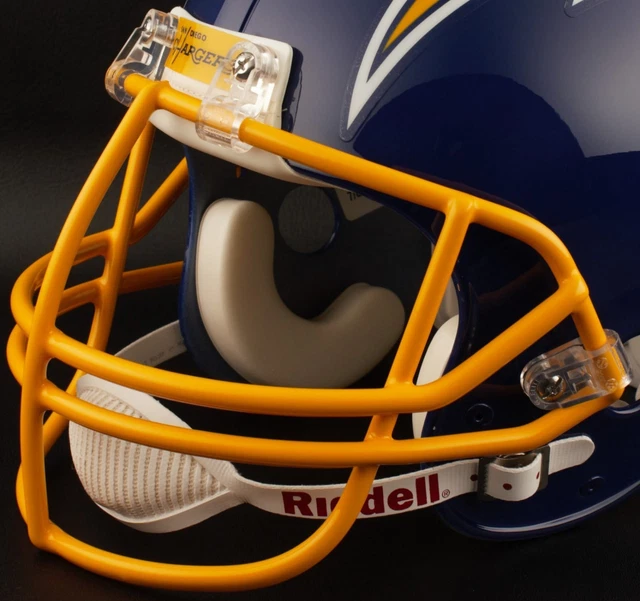 SAN DIEGO CHARGERS NFL Schutt NOPO Football Helmet Facemask / Faceguard 2