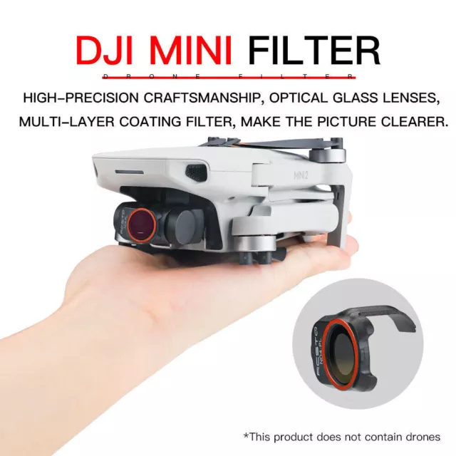 Camera Lens Filter For DJI Mavic MINI 1/2/SE Drone UV ND CPL 4/8/16/32 NDPL
