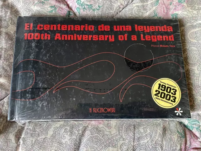 libro raro anniversario 100 anni Moto Harley davidson Del 2003