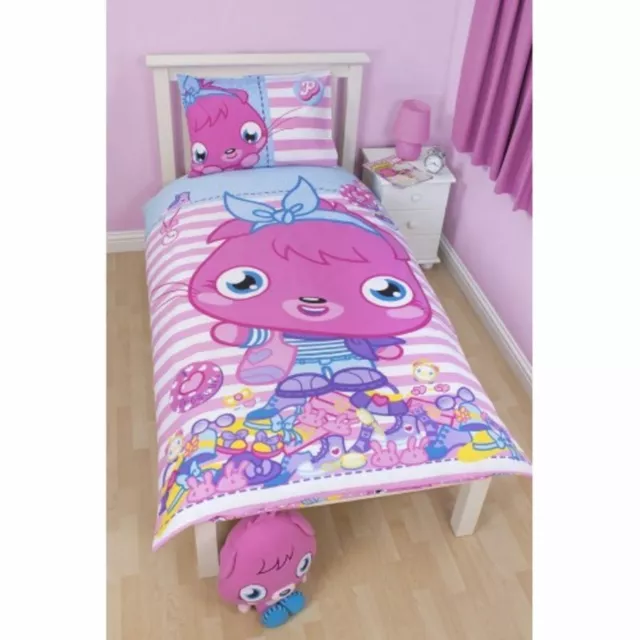 Ensemble De Couettes Simples Poppet Moshi Monsters Poly Coton Easycare Enfants Filles Enfants