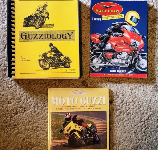 Moto Guzzi Motorcycle Reference Manuals, Service including Guzziology.