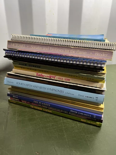 Job Lot Bundle - 22 x Piano Music Score Books & Sheets SEE PICS