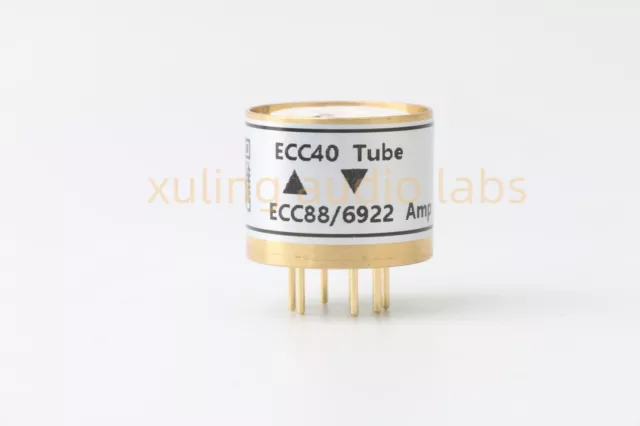 1pc Gold plated ECC40 AA61 replace ECC88 6922 6H30 6N6 tube converter adapter