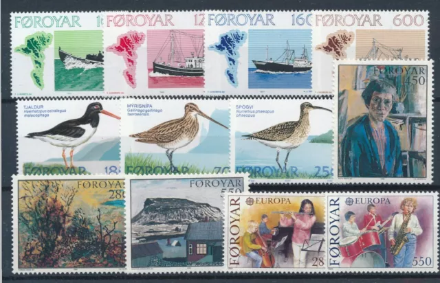 [BIN17892] Faroe Islands good lot very fine MNH stamps