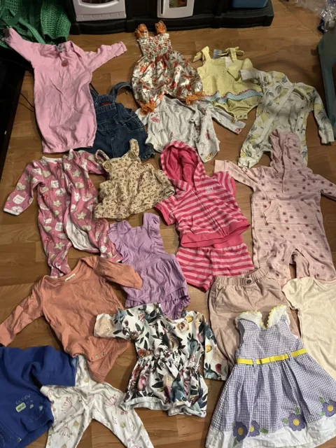 Baby Girl Clothes Lot Size 3-6 Months