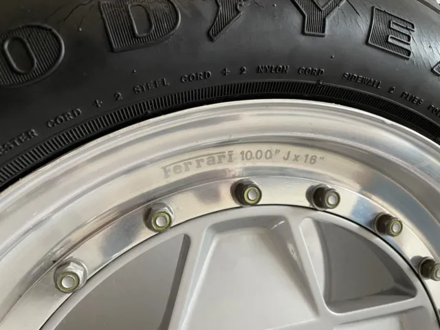 Ferrari 288 GTO rear rim wheel with original Goodyear tyre wheel rim tire 2