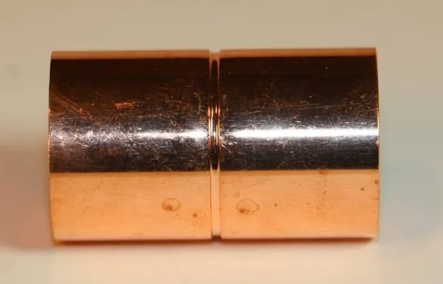 Copper Coupling For 7/8" O.D. HD with Stop-Ring, Refrigeration, Air Conditioning