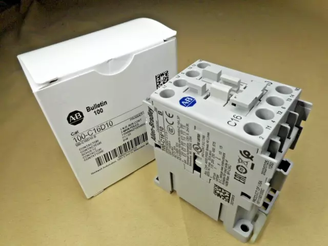 Allen Bradley 100-C16D10   contactor, 120VAC (NIB)