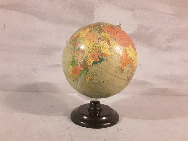 Mappamondo Politico Erdglobus Vintage Lipsia