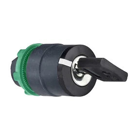 Harmony XB5-tete bouton tournant a  cle 455-22-2 pos fix-retr GD ZB5AG4