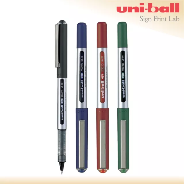 UNI-BALL UB-150 OJO FINO ROLLERBALL 0,5mm PEN UB150 0,2mm LÍNEA - NEGRO AZUL ROJO