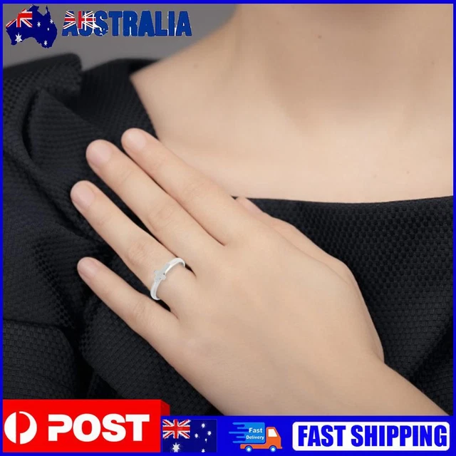 Adjustable Cross Couple Ring Stainless Steel Lover Wedding Rings (R221BSI)