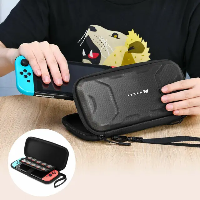 For Nintendo Switch Console Carrying Case Portable Travel Pouch Game Storage Bag