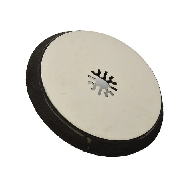 Pad di levigatura rotondo nero e argento di precisione per strumenti multimaster fini