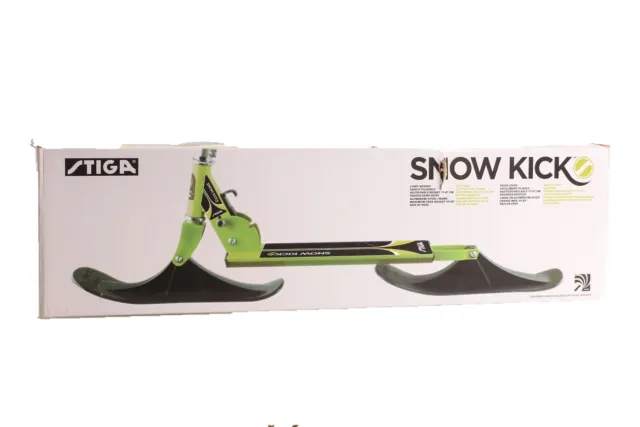 STIGA Snow Kick Lime Green, Schneescooter, Schneebike, 75-1118-59, wie Neu