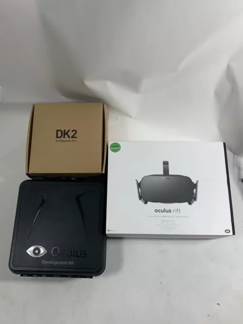 Oculus Rift Dev Kit 1/2 And Kickstarter Edition 3x VR Headsets