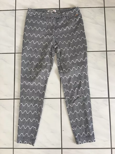 Ladies 6 XS MISSONI Stretch Trousers Pants B&W JEANS