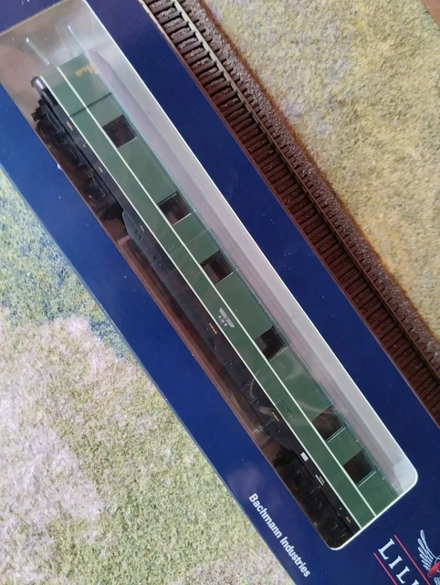 Liliput 334565 – Train DRG Transport B4i Bad 03 – Livrée Verte Avec Terrasses – Époque II – HO