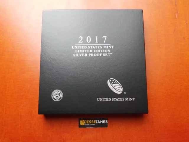 In Stock! 2017 S Proof Silver Eagle Limited Edition Proof Set 17Rc In Ogp 3