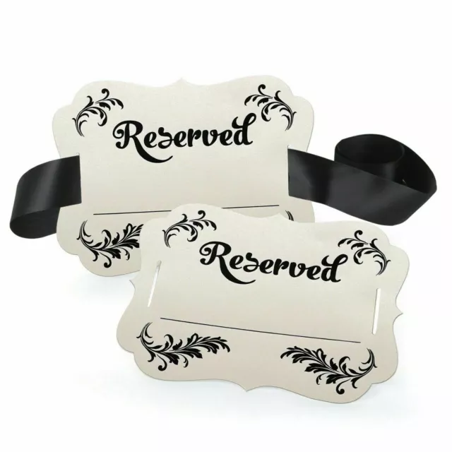 Wedding Chair Reserved Signs Ceremony Decorations