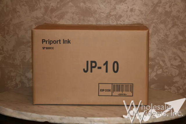 12 Black Inks Compatible With Ricoh JP-10 CPI5 HQ7000 HQ9000 JP JP5500 JP8000 2