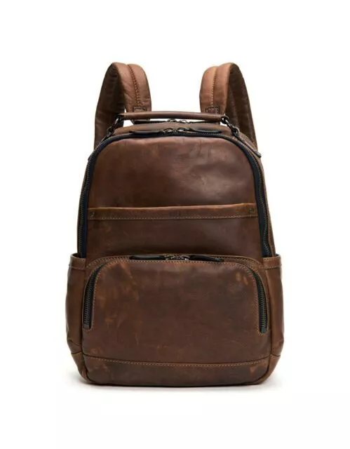 Frye Men's Logan 34DB724-SLT Backpack Cognac One Size - Dark Brown