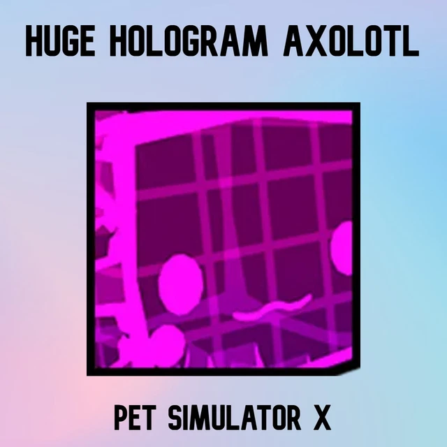 PET SIMULATOR HUGE Axolotl Plushie with Code (unopened) EUR 58,13