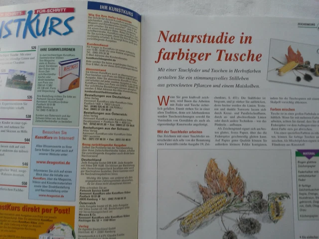 Ausgabe 22, Der Schritt-für-Schritt Kunstkurs, Malen und Zeichnen leicht gemacht