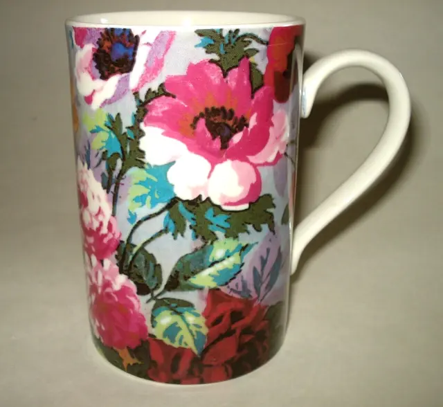 Dunoon Stoneware Scotland Kew COFFEE MUG TEA CUP from 19th Century Floral Design