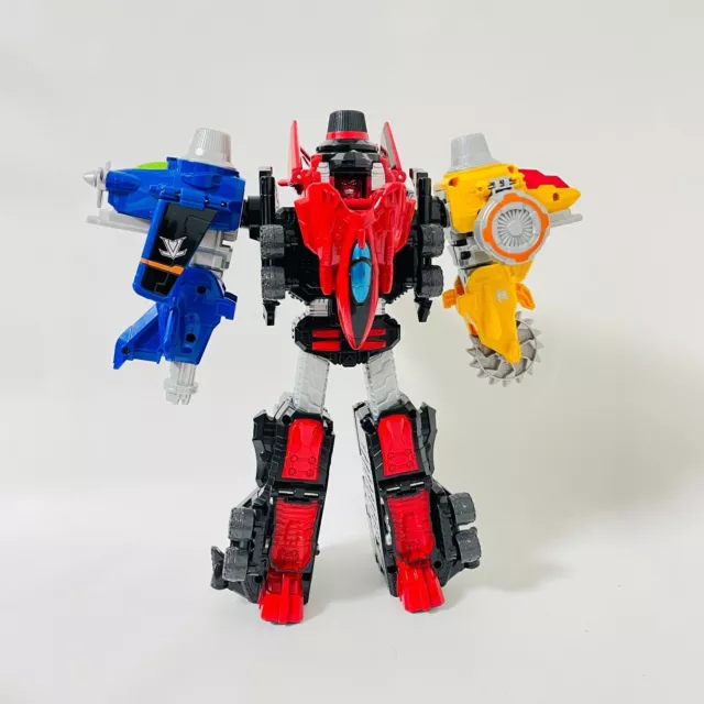 Bandai Power Ranger Lupinranger VS Patoranger DX Jackpot Striker Megazord 3