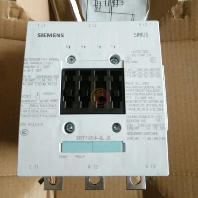 1PC New SIEMENS Contactor 3RT1054-6AF36 3RT1054-6AF36