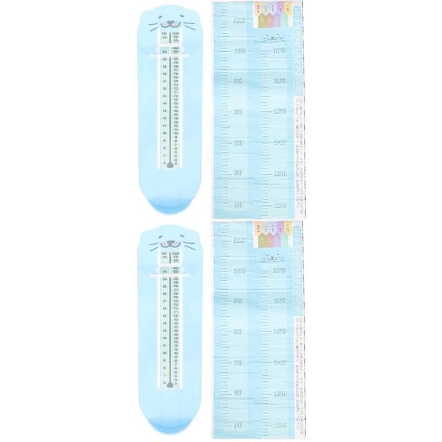 2 Sets Baby Growth Kids Height Decal Children Height Measuring Decal for Baby
