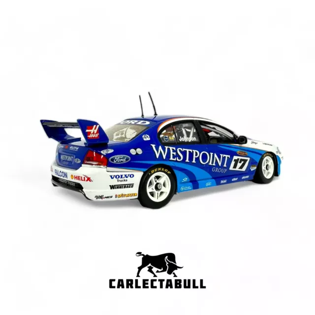 Steven Johnson’s 2005 Dick Johnson Racing #17 Ford BA Falcon V8supercar 1:43 3