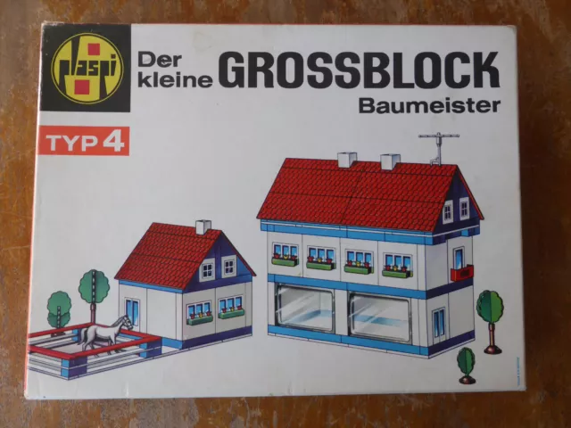 Kinder Spiele Bausatz DDR "Der kleine Großblock Baumeister Typ 4"