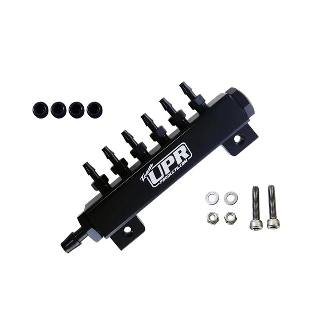 UPR 6 PORT VACUUM Block Intake Manifold Fuel Gas Wastegate Turbo Boost