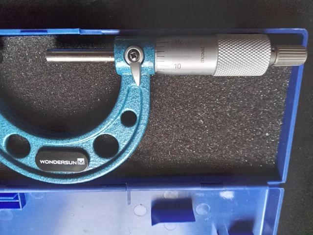 WONDERSUNM Outside Micrometer 1-2 .0.0001 Measuring Range Professional Premium