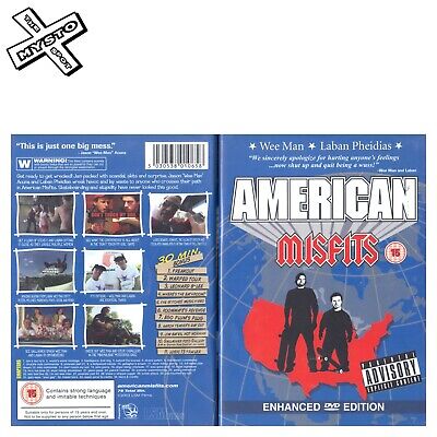 'American Misfits' Dvd Skateboard Movie Skate Film Wee Man Laban Steveo Jackass