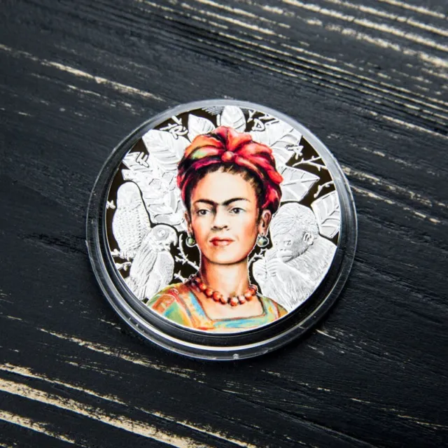 Frida Kahlo 1 oz Proof Silver Coin 1000 Francs CFA Cameroon 2019