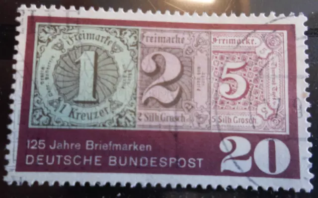 Bund Mi.- Nr.482 gestempelt 28.8.1965 125 Jahre Briefmarken